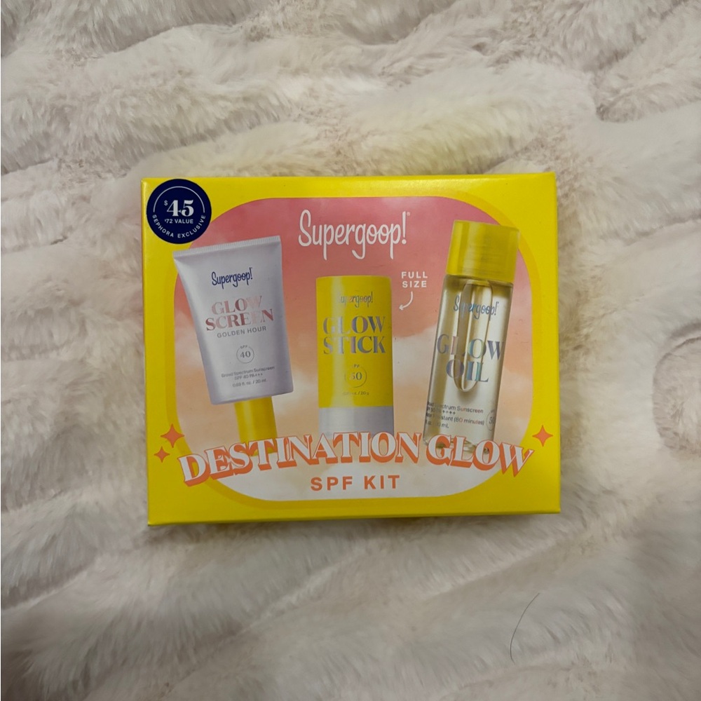 Supergoop! Bright Yellow Destination Glow SPF Kit